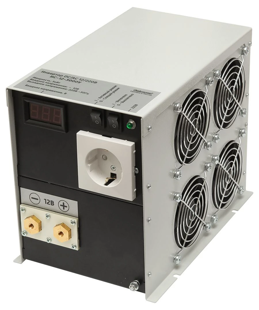 Inverter IS-12-3000U DC/AC 12/220V 3000W voltage converter