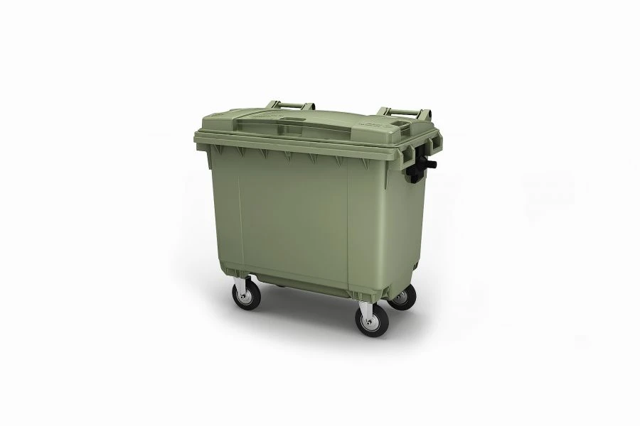 Mobile waste bin 660l Art.25.C19 (20.803.70.PE; 21.053.70.PE)