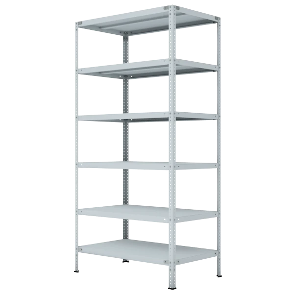 Metal office shelving unit