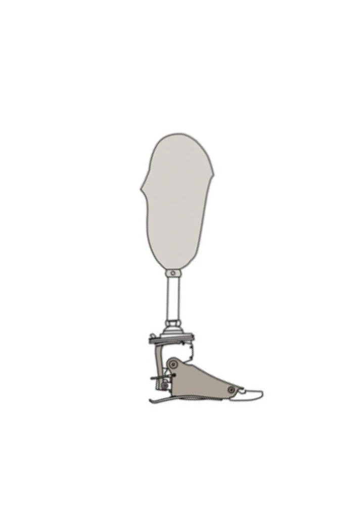 Modular tibial prosthesis with microprocessor control PN3-88MU