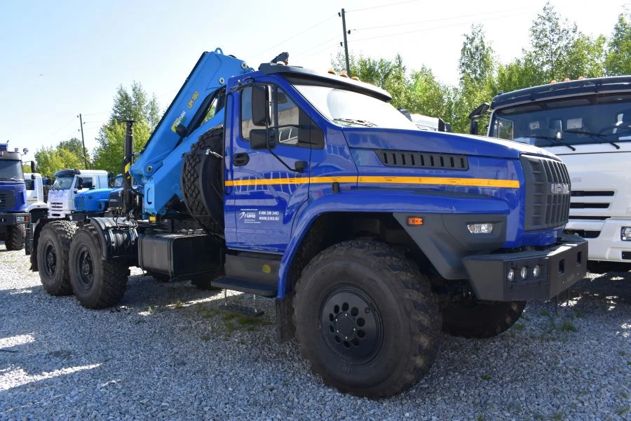 Special tractor-tractor truck with CMU produced by INMAN JSC on Ural 4320-6951-70, 4320-6951-72, 4320-6951-74 chassis. GIRD bran