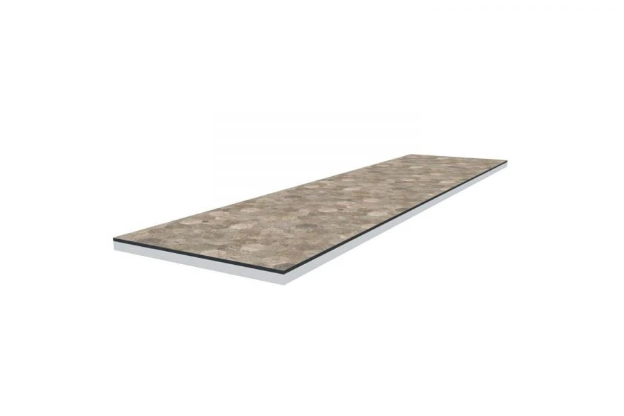 Worktop 2000*600*38 LD 292.138.200 straight (8044 Hexastone R )
