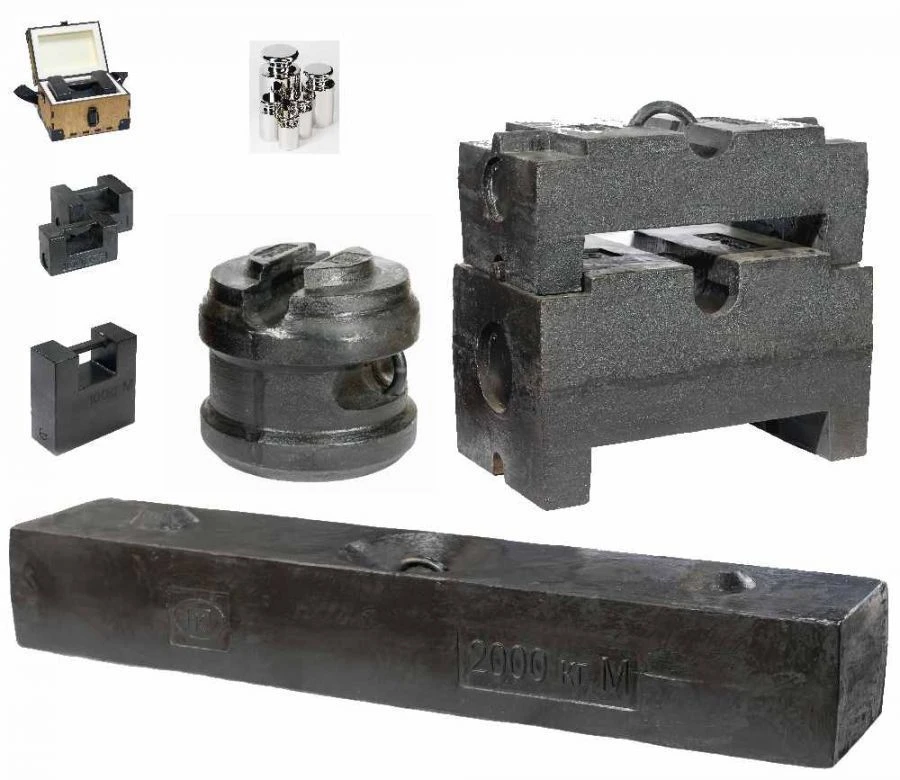 GO-P weights of accuracy class M1 from 1mg to 2000kg
