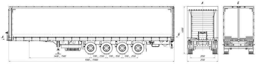 Manufacture of cargo semi-trailers 924313