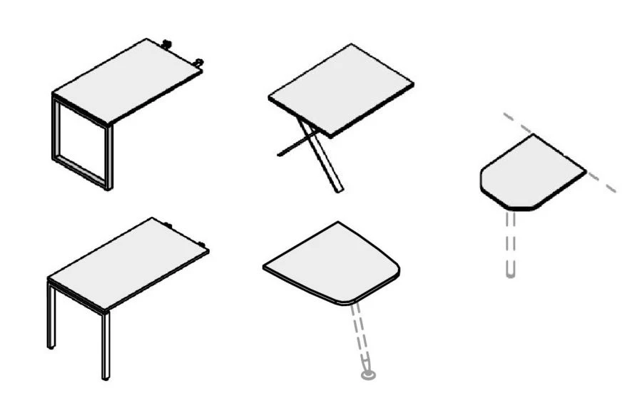Briefing stand on metal frame