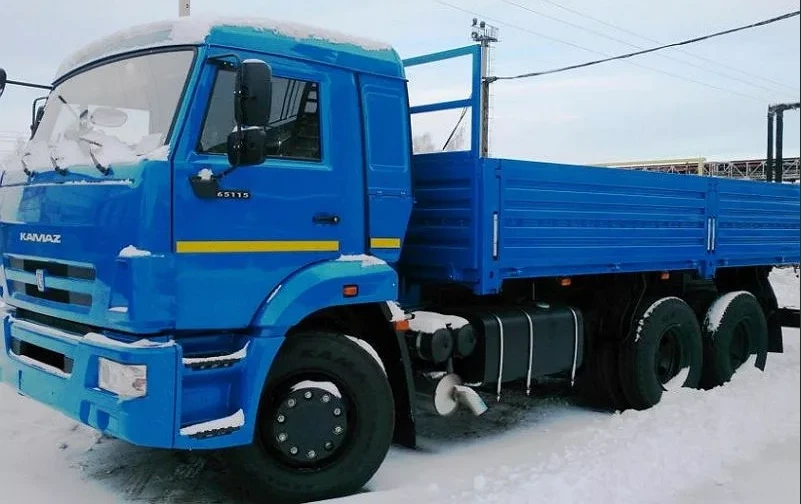 Specialised flatbed truck model 336933 on KAMAZ-65115 chassis