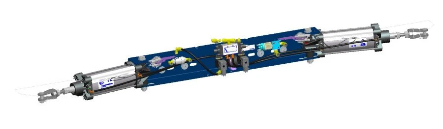 Vehicle door pneumatic actuator 40M3R63/106T1B003