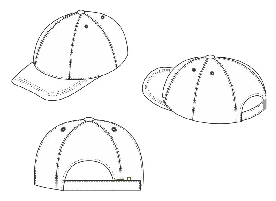 Headwear for employees of departmental security of PJSC Transneft. Baseball caps (B) of antistatic mixed fabrics with MBO impreg