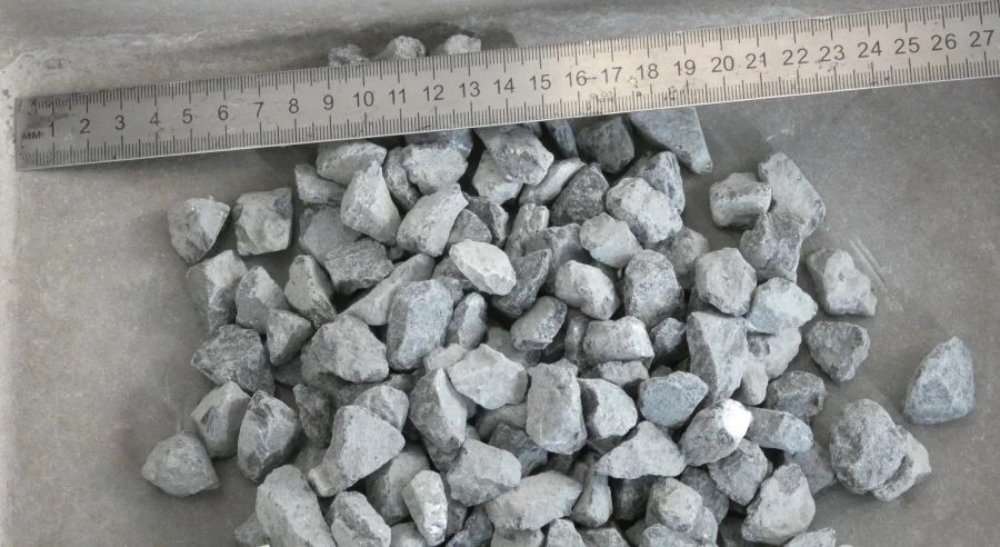 Crushed stone from dense rocks for construction works of 15 to 20 mm fraction from metamorphic rock - amphibolites Novo