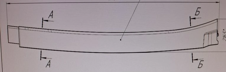 Facing of the rear right rear pillar SI-KTU-1.06.01.024