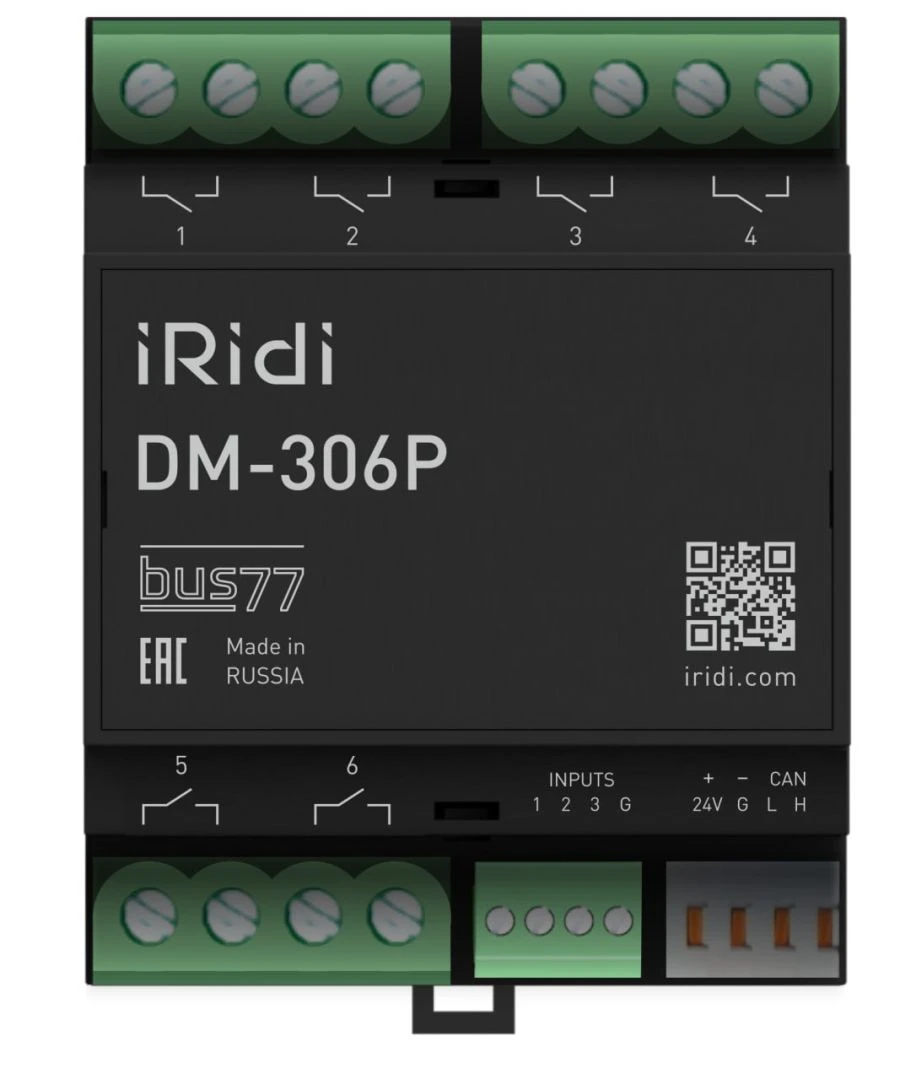 Relay module: 6 relay channels (DM-306P/LDM-306P) REUM.468332.026??