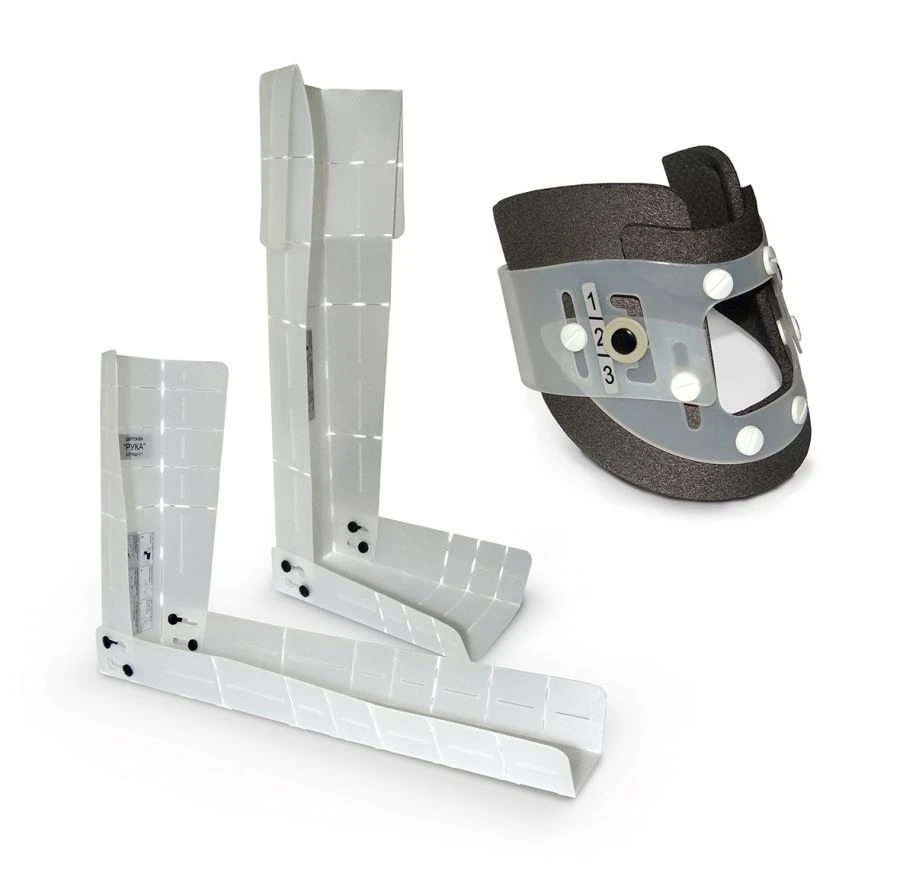 Set of transport immobilisation multiple-use folding splints for children KShTID-01-Medplant (medium) plastic