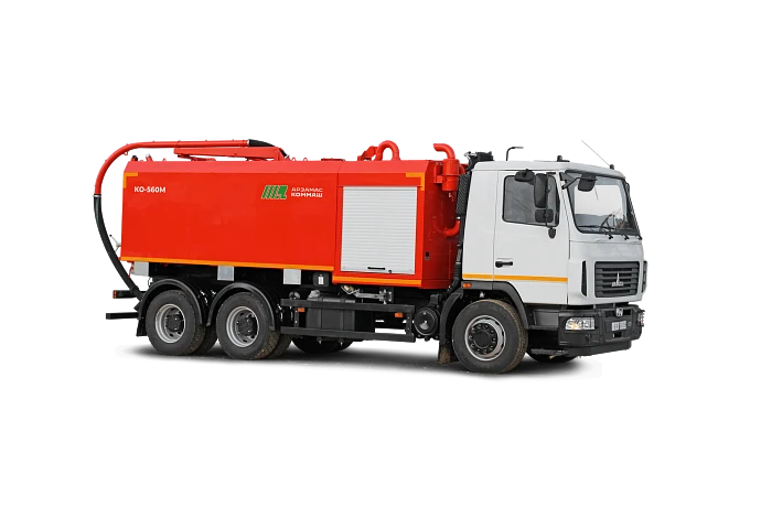 Combination machine KO-560M, type KO-560M, base chassis MAZ-6312C3