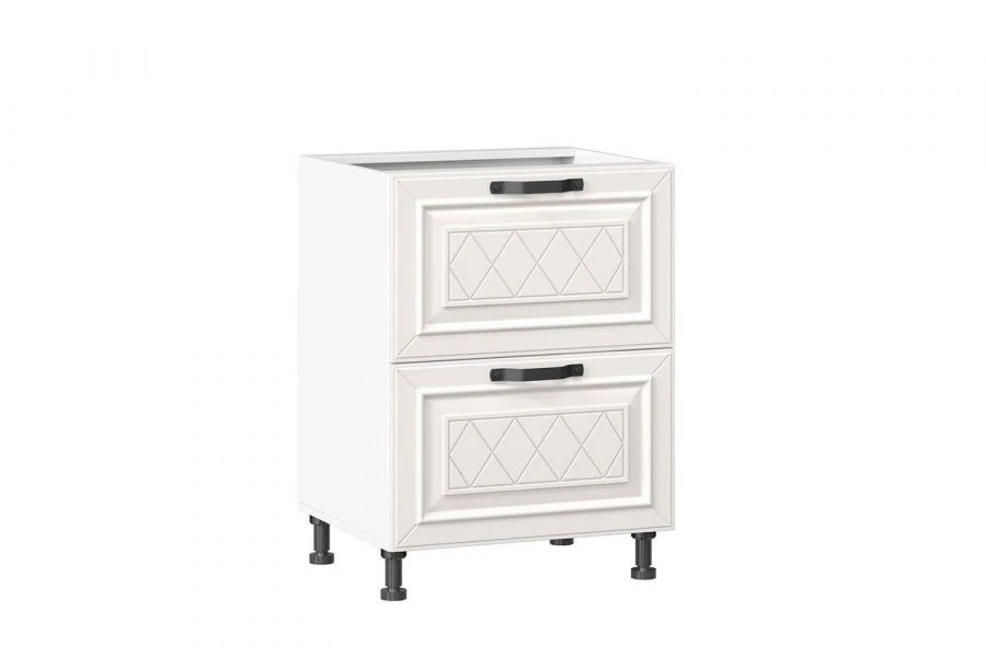 Marina LD.273130.000 Front set for kitchen cabinet 600 with 2 drawers (4) (Textured white oak)