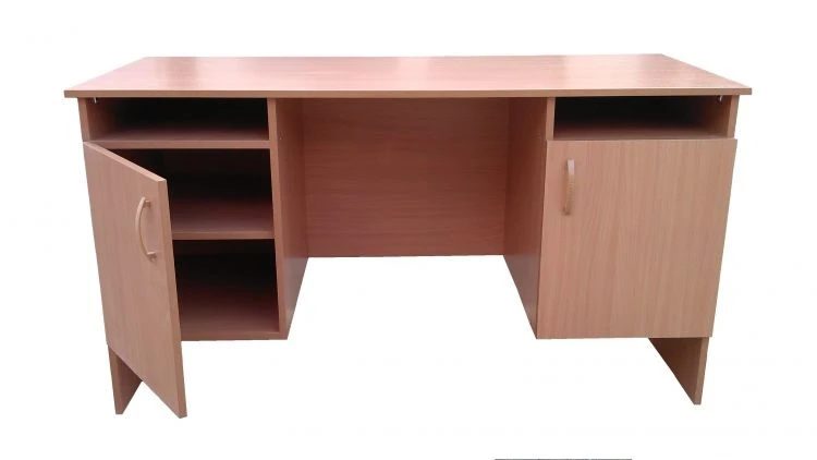 Desk 2-desk with door 140*60*75 "Student" C 13