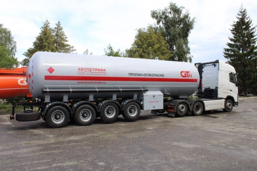 Semi-trailer-tanker ????4-11 type ????4, modification 96443-0000010-01 ( with pump). Axial unit AGOS-4-GT7-00.00.000 or