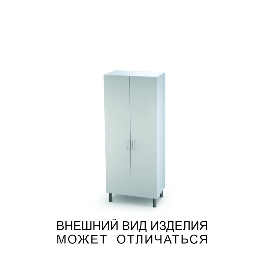 Double-leaf cupboard with two blank doors