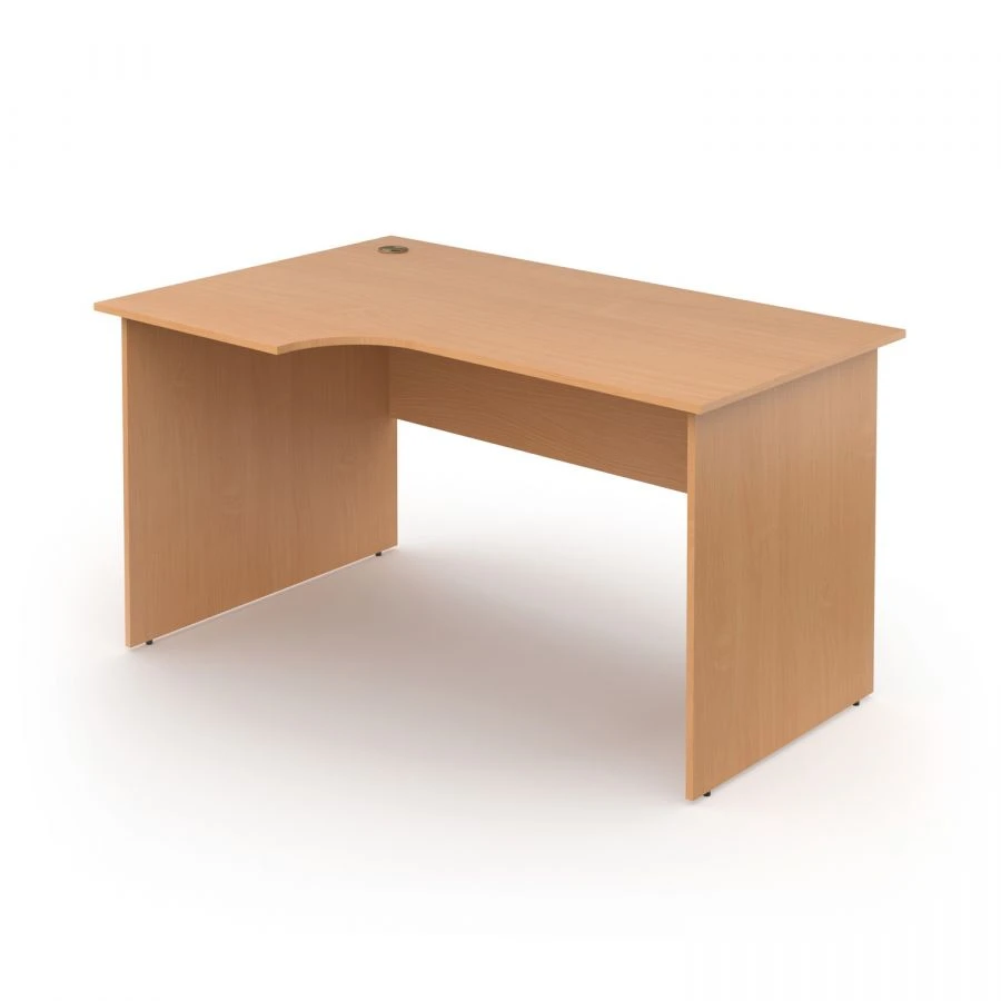 Curved writing desk