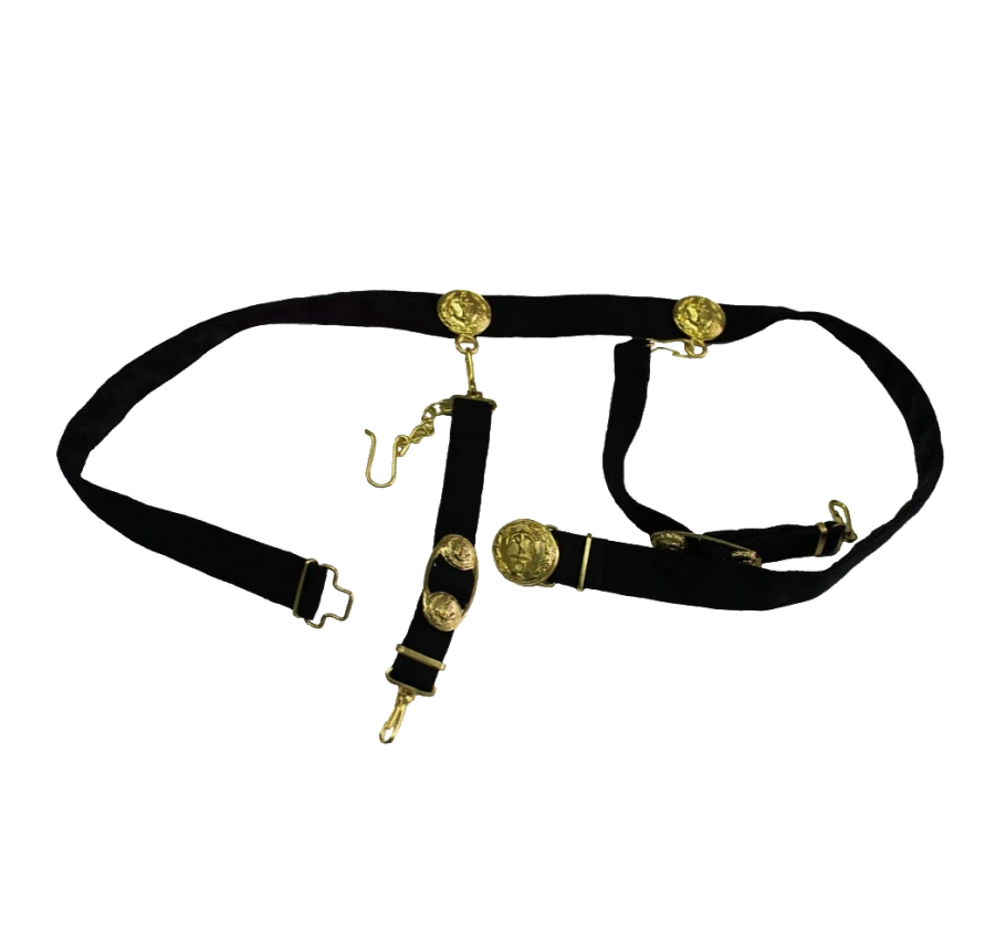 Black equipment for naval dirk