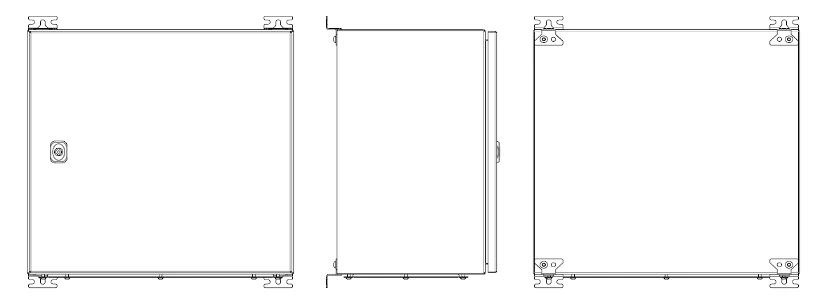 Hinged cupboard HB series