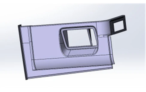 Engine compartment foot trim 5299-403P-5102035