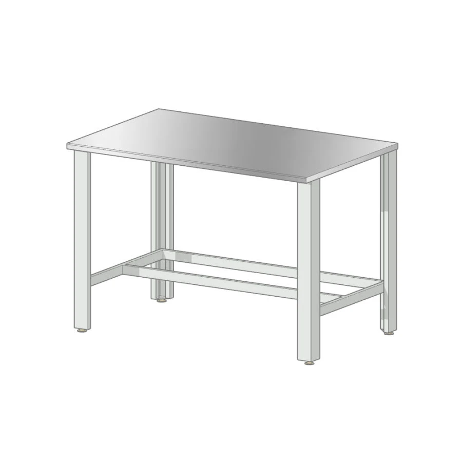 Locksmith's workbench on adjustable supports 1200x750 mm. (height 850 mm)