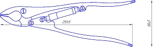 Pliers with lanyard