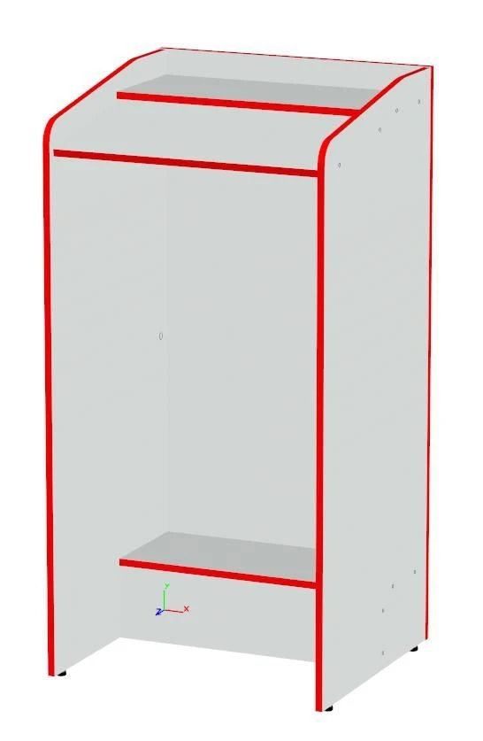 Floor-standing grandstand for presentations