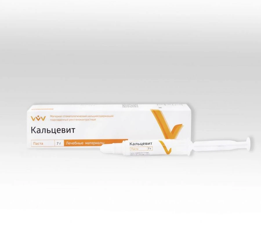 Calcium-containing calcium-containing dental lining material radiocontrast Calcivite