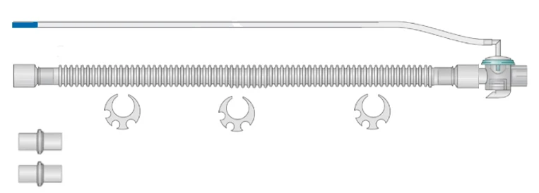 Respiratory devices for joint use with anaesthetic and resuscitation equipment, version: p