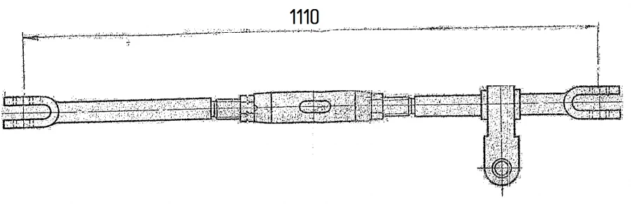 Connecting rod adjustable of project SP-131-01