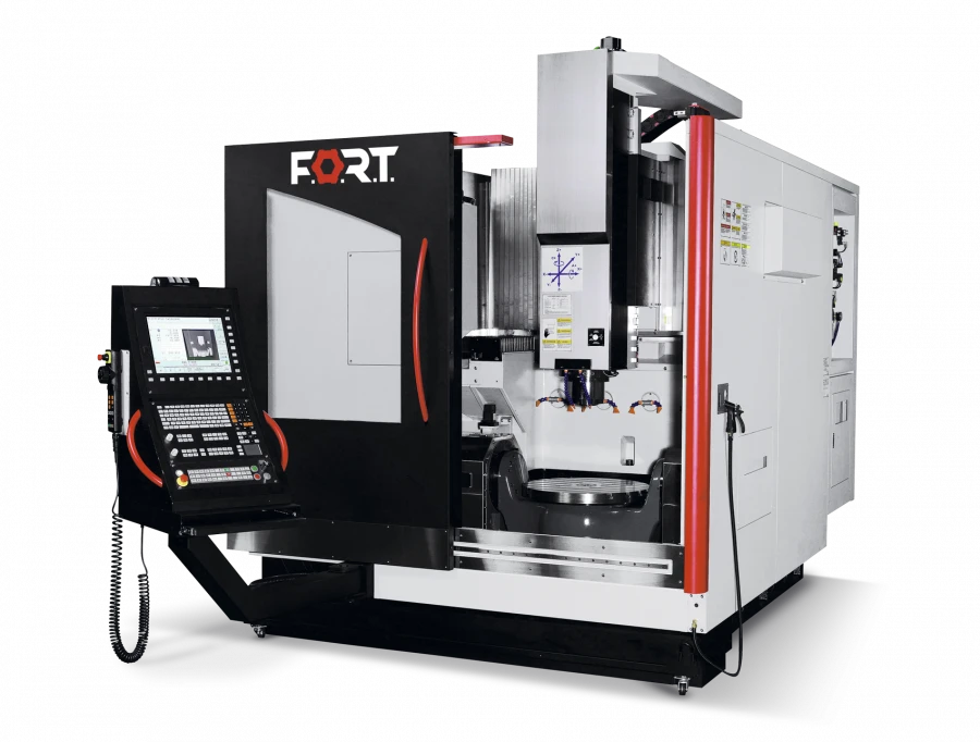 Five-axis CNC machining centre, model MC-5X, brand "F.O.R.T." (ForceOpportunitiesRussianTechnologies)