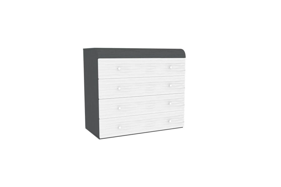 Sonata LD 628.080.000 chest of drawers (Grey/Chocolate/Wenge Tsavo)