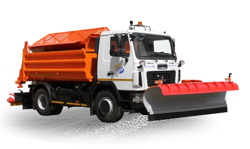 Road combined machine ED 244A on the basis of MAZ 555025 vehicle