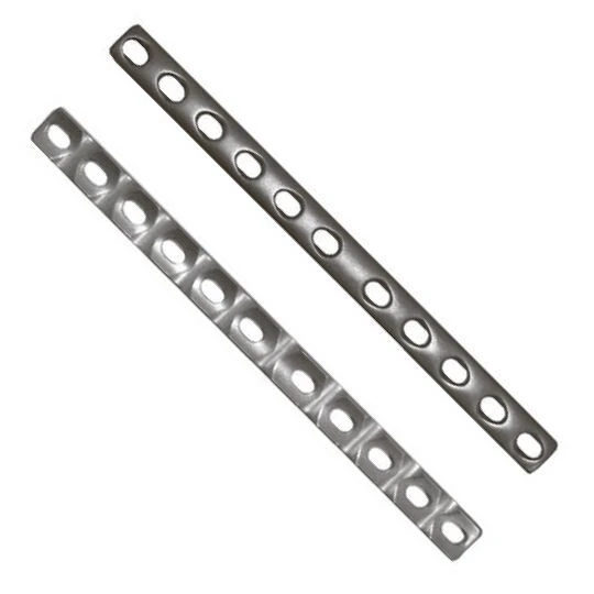 Narrow straight plate with limited contact