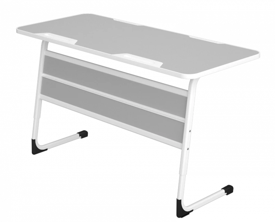 Pupil's table , AGAT 01.03.11.02 (two-seater, adjustable)