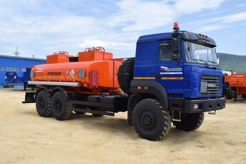 Tank truck (AC), UZST brand, type UZST02, modification 6619A-16 on chassis Ural 4320-80, 4320-82