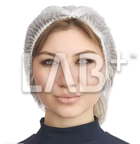 Disposable non-sterile Charlotte cap, white