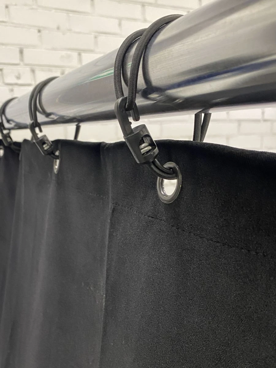 Interior Curtains: Curtain on eyelets