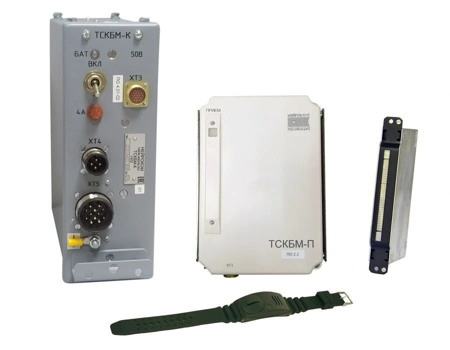 Telemechanical system of control of driver's wakefulness, version UNIKAM NKRM.424313.003-01