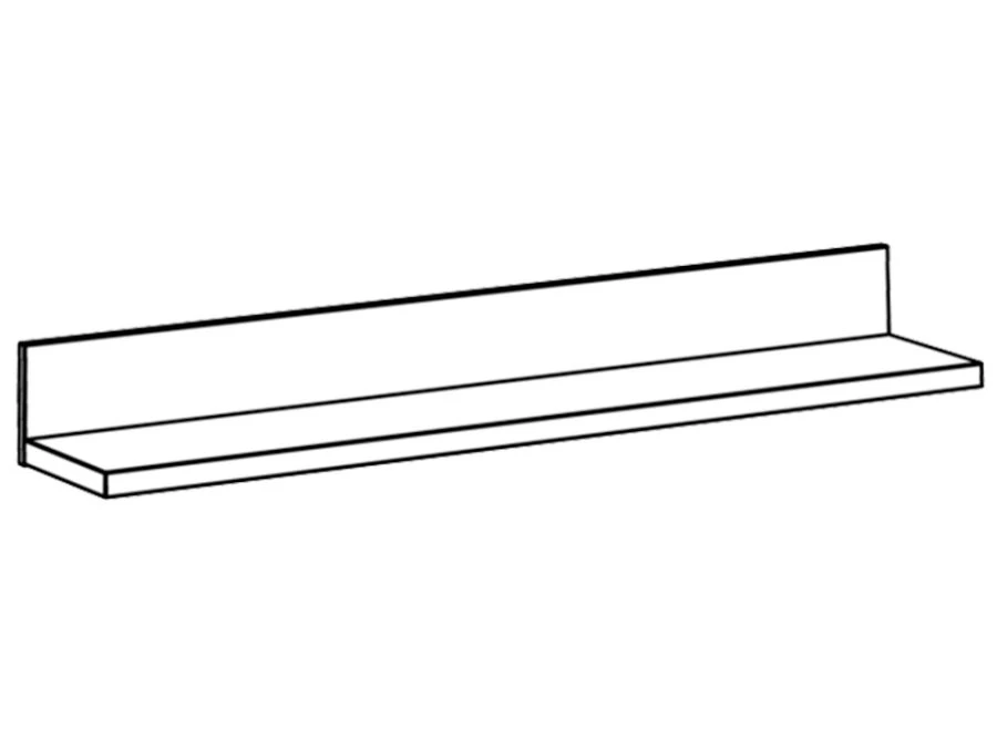 Suspended shelf