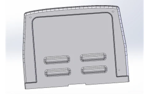 AP 4208-5303109 Rear end panel