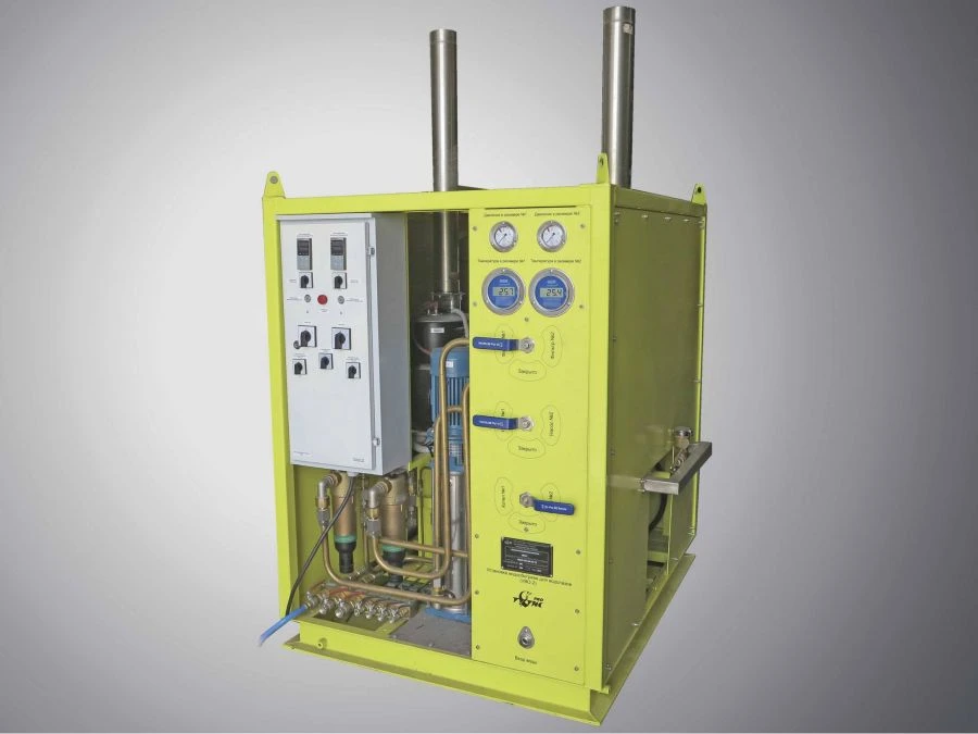 Water heating unit for divers UVO-2