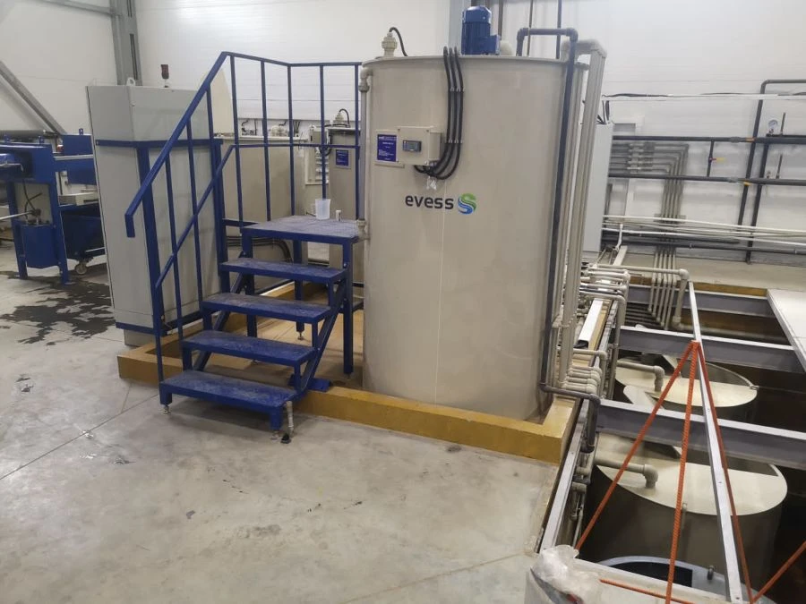 Equipment for wastewater filtration and treatment EVESS mark