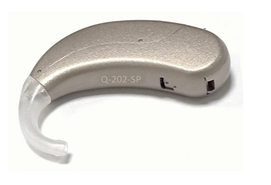 Digital programmable behind-the-ear hearing aid "Q-ton" in "Q-202-SP" version