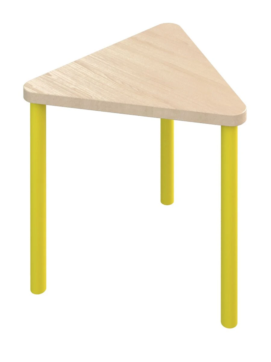 Children's triangular table 460 / yellow