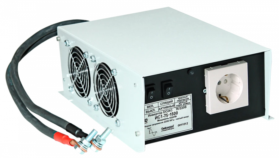 Inverter IS1-75-1500 DC/AC 75/220V 1500W voltage converter