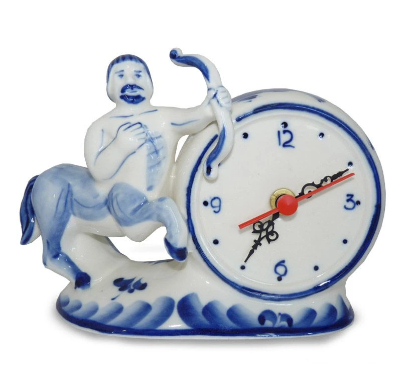Sagittarius Porcelain Table Clock 993045110
