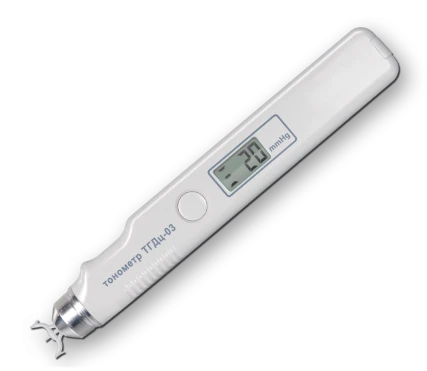 Intraocular pressure tonometer through the eyelid digital portable TGDts-03