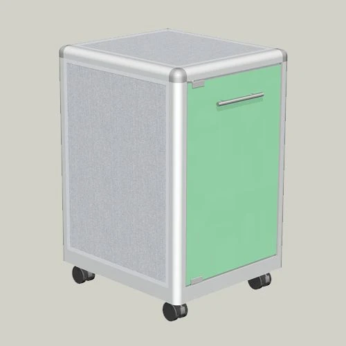 Rolling single-door cabinet model LTP-5